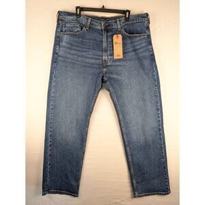 Levis 505 Regular Fit Mens Jeans W38 L30 Denim Blue